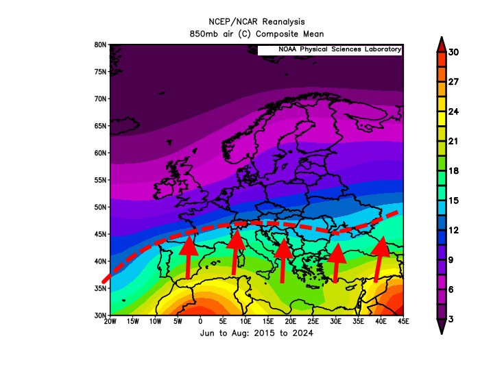 850 mb air composite mean