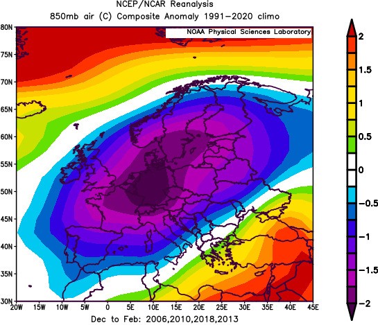Anomalie di Temperatura Inverni caratterizzati da una accelerazione della BDC