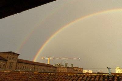 Gli arcobaleni a Bologna, il 15 Aprile