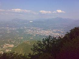 Panorama con la città di Avellino