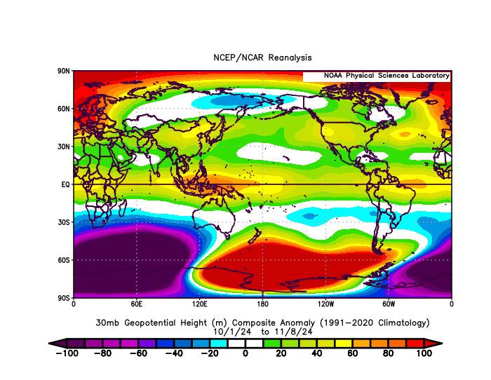 30mb Geop Height Composite Anomaly