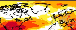 Anomalia GPT trimestre Dicembre/Gennaio/Febbraio ECMWF Anomalia GPT trimestre Dicembre/Gennaio/Febbraio ECMWF