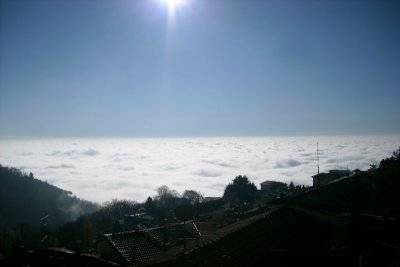 Straordinaria inversione termica il giorno 21 (foto di A. Selvaggi)