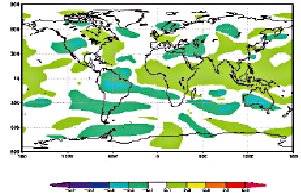 Mappa coefficiente correlazione anomalie