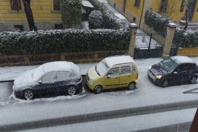 Una delle tante nevicate a Bologna del 2013