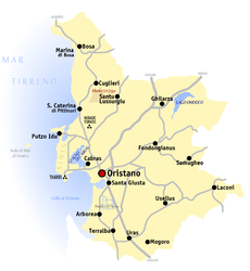 La provincia di Oristano