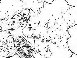 Le precipitazioni misurate il 4 Novembre 1994