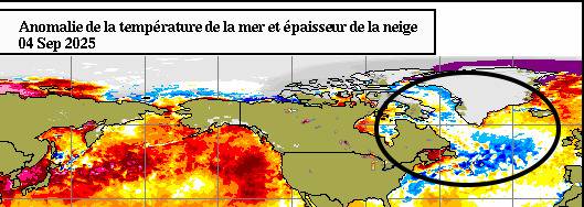 Anomalie temperature