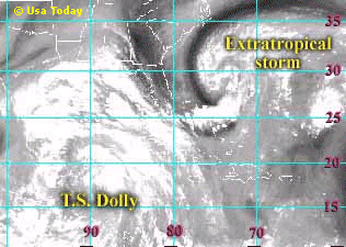 Cicloni tropicali ed extra-tropicali visti dal satellite