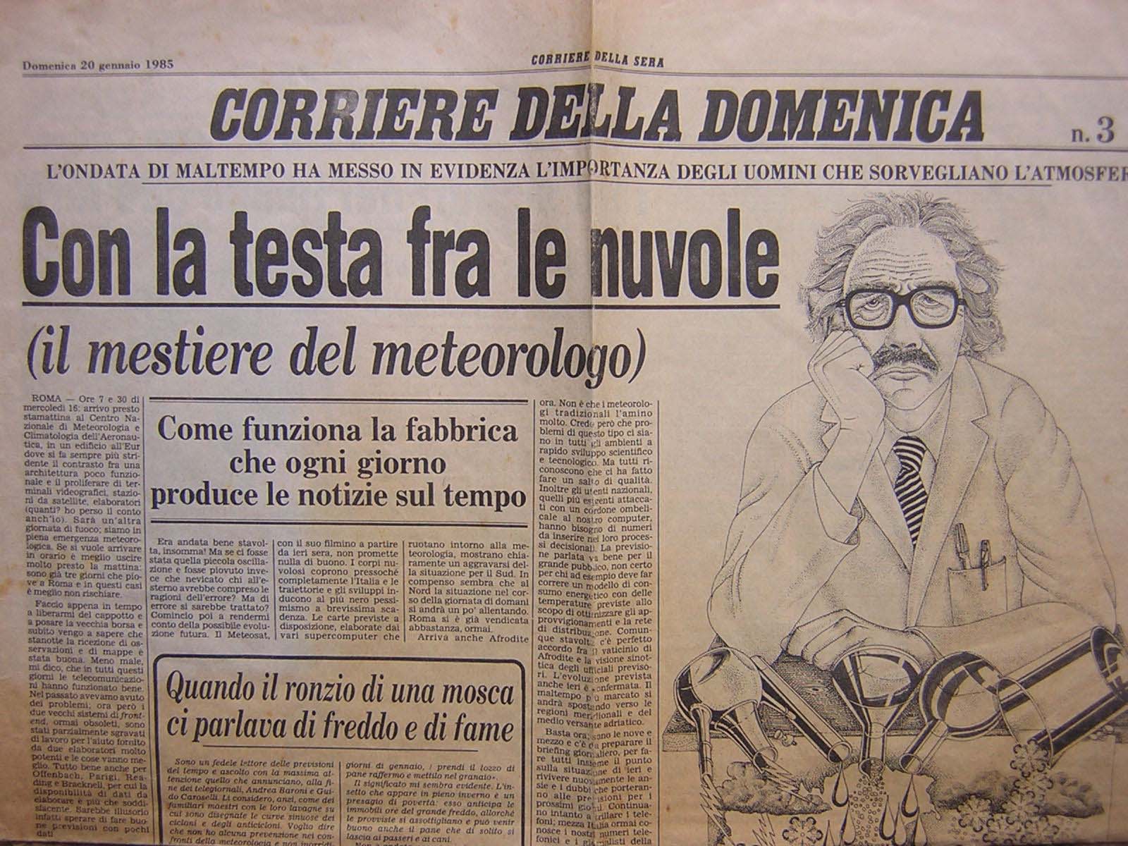 Corriere della Sera 20 Gennaio 1985
