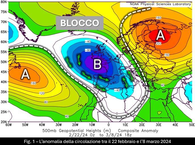 Anomalia tra il 22 febbraio e l'8 marzo 2024