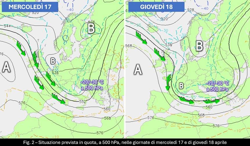 Carta del tempo 17-18 aprile 2024