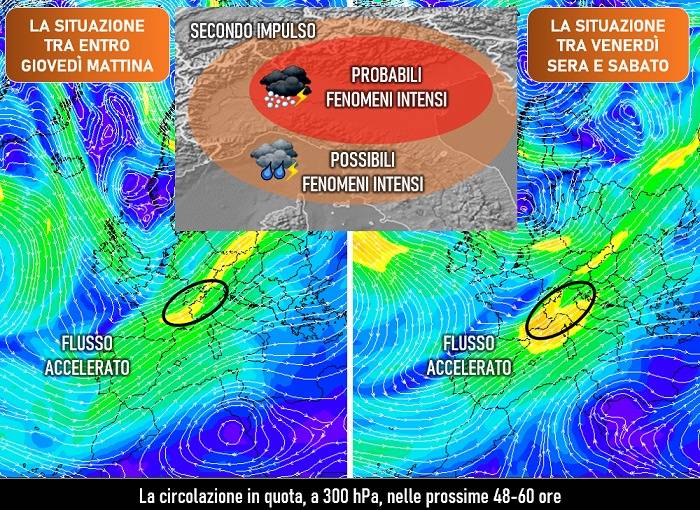 Situazione in quota prossime 48 ore