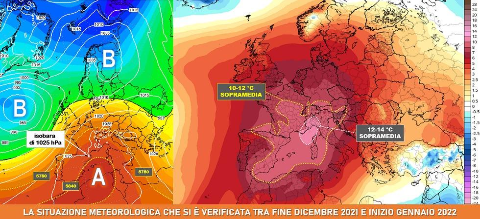 La situazione presente tra dicembre 2021 e gennaio 2022