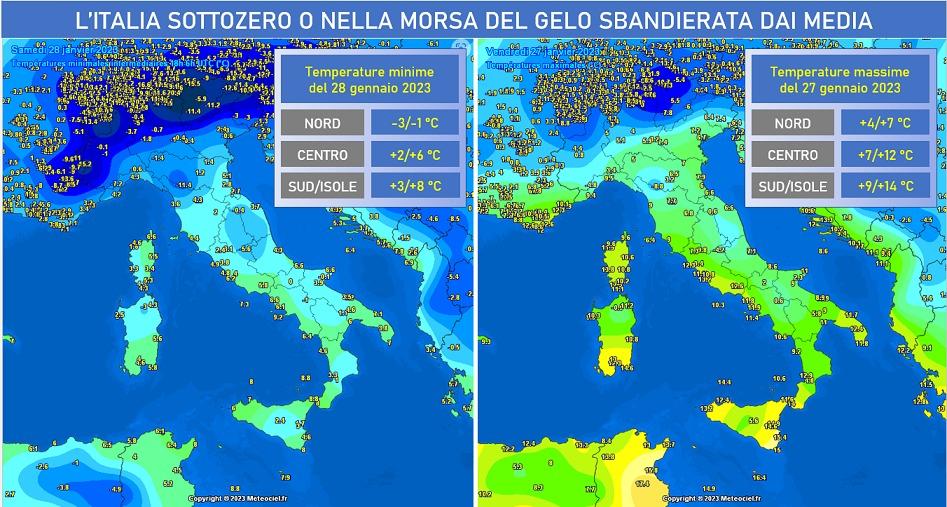 Esempio di disinformazione meteo