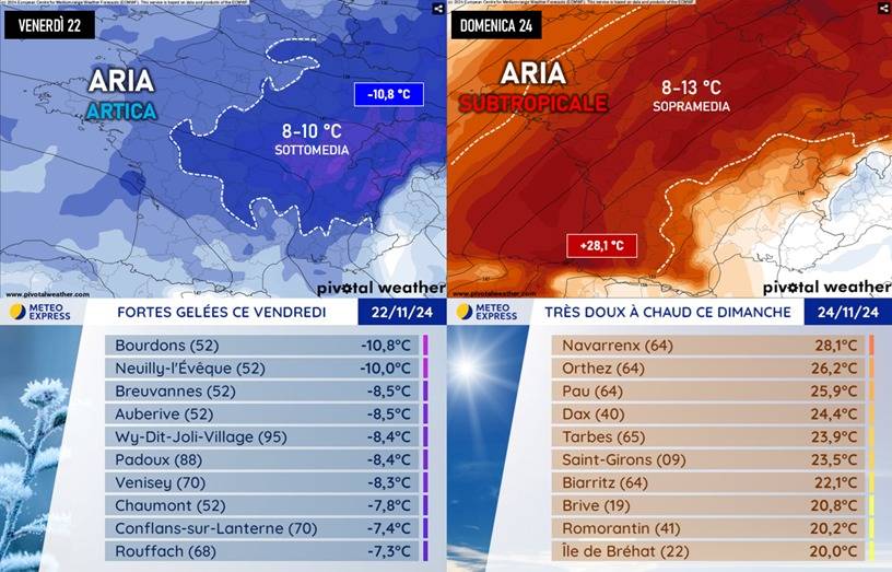 In Francia dall'inverno all'estate in 48 ore