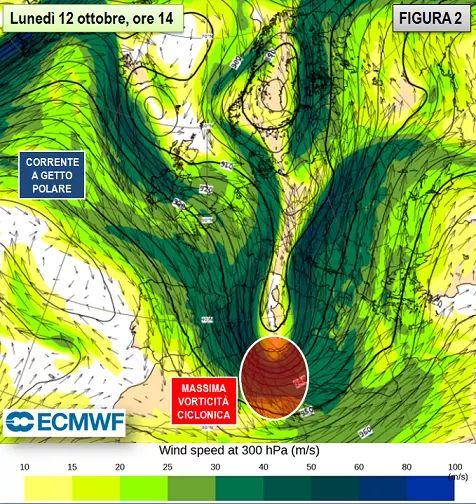 Mappe previsione lunedì 12 ottobre 2020 - Figura 2