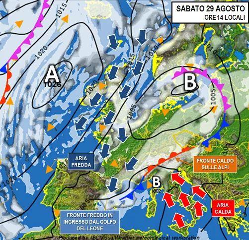 Mappa prevista per il 29 Agosto 2020