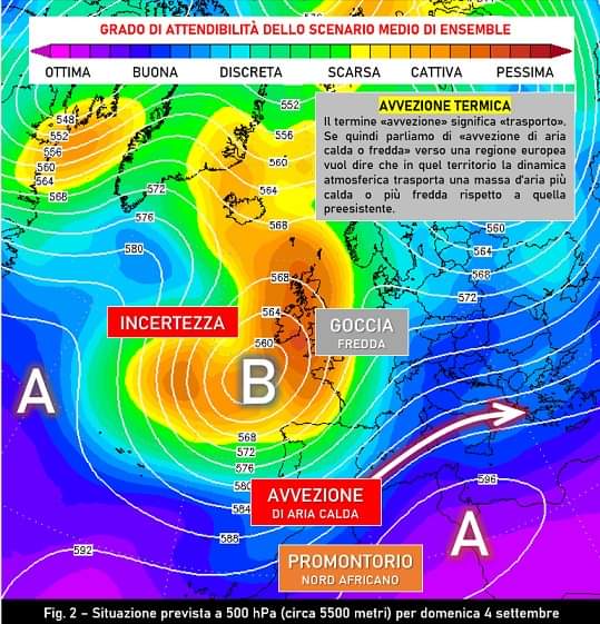 Mappa di previsione per il 4 Settembre 2022