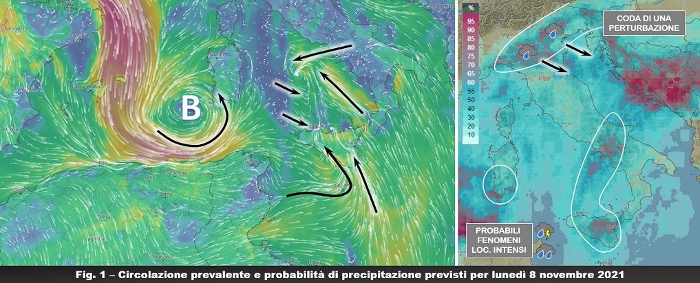 Mappa prevista per l'8 Novembre