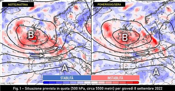 Mappa prevista per l'8 Novembre