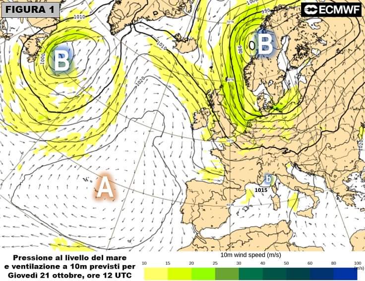 Mappa sinottica per il 21 Ottobre 2021