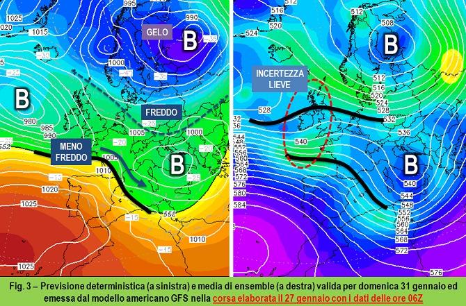 Mappe previste per il 31 Gennaio 2021 ricalcolate