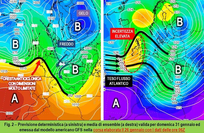 Mappe previste per il 31 Gennaio 2021
