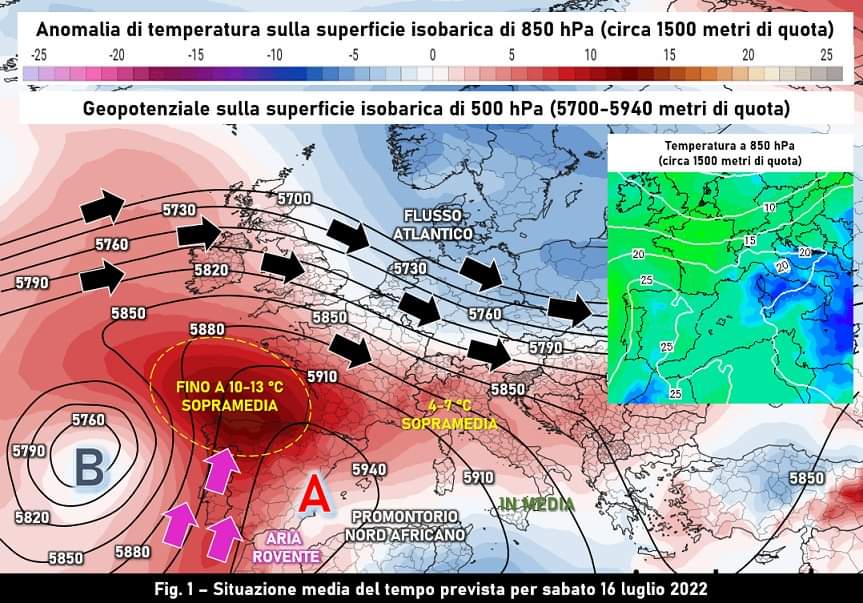 Circolazione media attesa per il 16 Luglio 2022