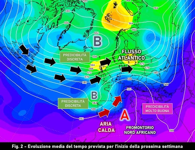 Circolazione media attesa per la prossima settimana 