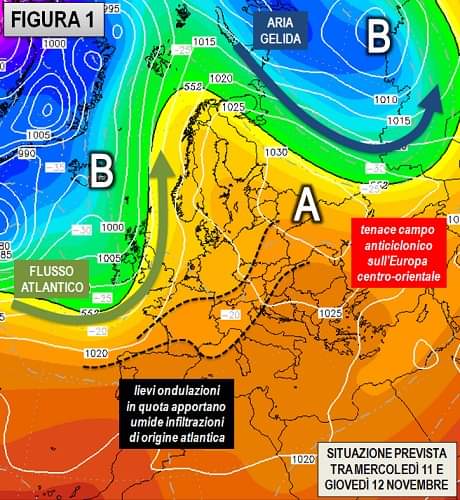 La Previsione per l'11-12 Novembre 2020