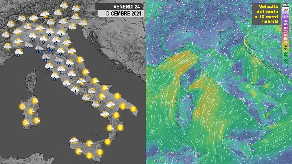 Previsione per il 24 Dicembre 2021