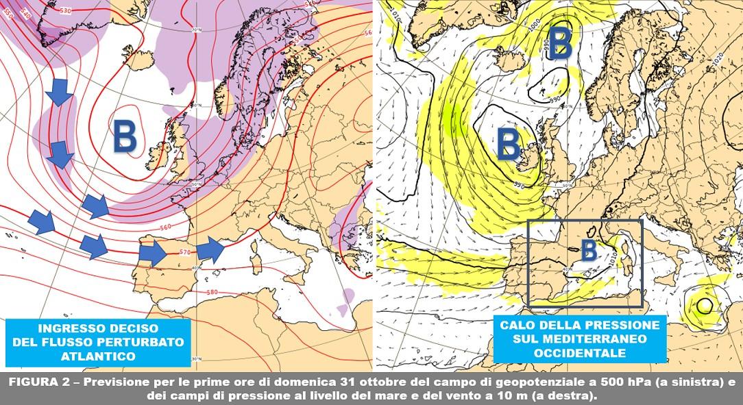 Circolazione prevista in dettaglio per il 31 Ottobre