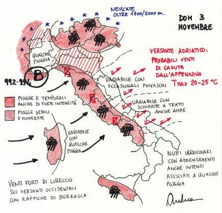 Previsione Domenica 3 Novembre 2019