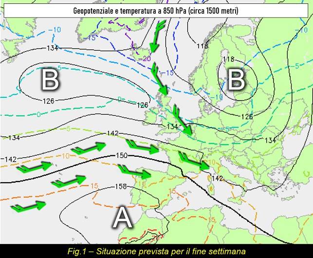 Previsione per il fine settimana 11-12 marzo 2023