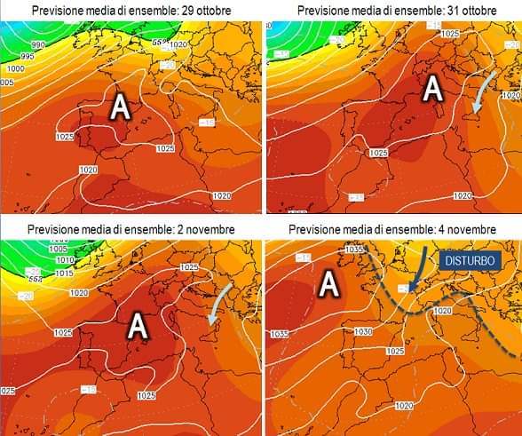 La previsione media ensemble