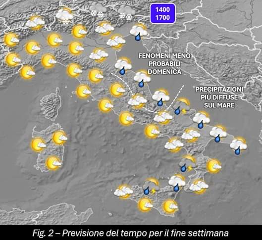 Previsioni 14-15 settembre 2024