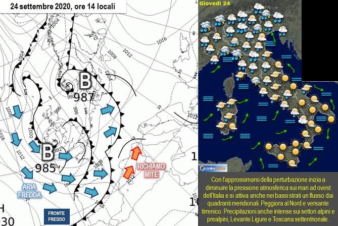 Previsioni per il 24 Settembre 2020