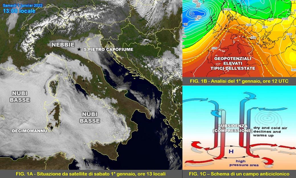 Immagine del satellite del 1 Gennaio 2022