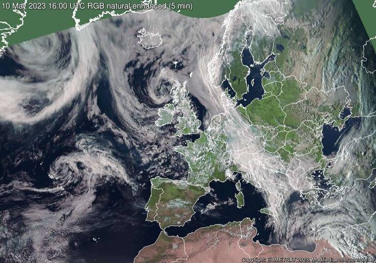 Immagine satellitare del 10 maggio 2023