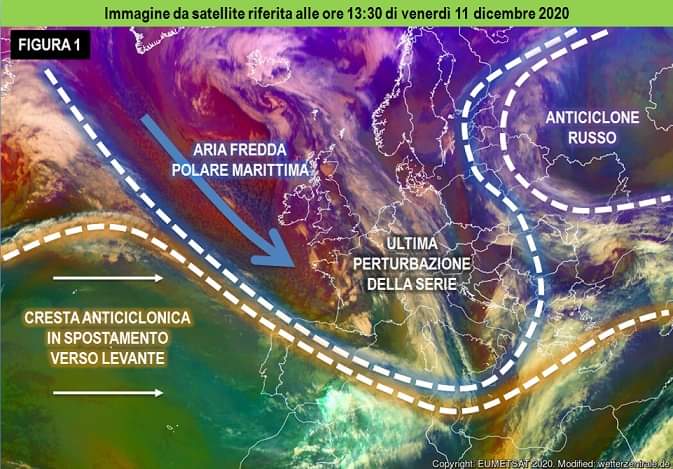 Immagine satellitare dell'11 Dicembre 2020 ore 13:30