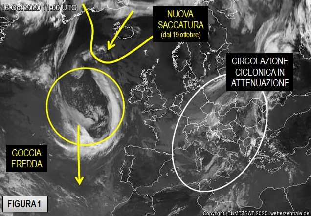 Immagine satellitare del 16 Ottobre 2020