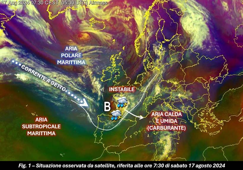Satellite del 17 agosto 2024