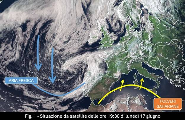 Il satellite del 17 giugno 2024