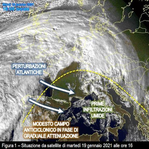 Immagine satellitare del 19 Gennaio 2021