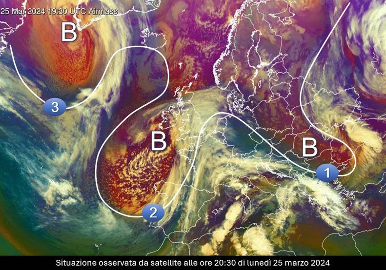 Satellite del 25 marzo 2024