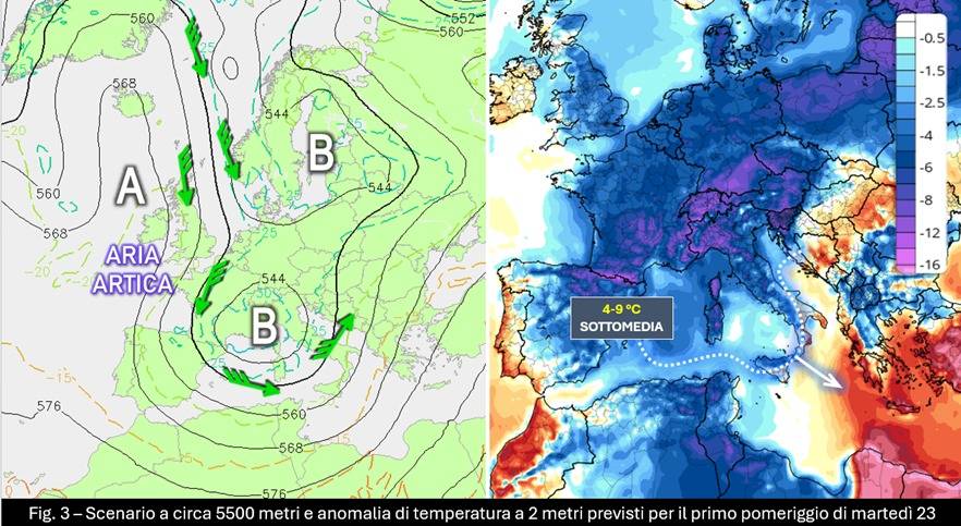 Lo scenario atteso per il 23 aprile 2024