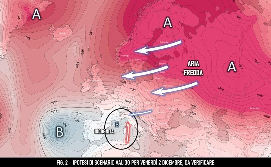 Scenario, da verificare, atteso per il 2 dicembre 2022