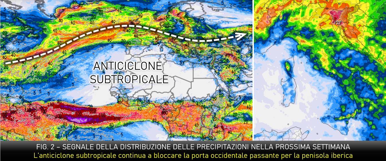 Segnale precipitazioni per la metà di aprile 2023