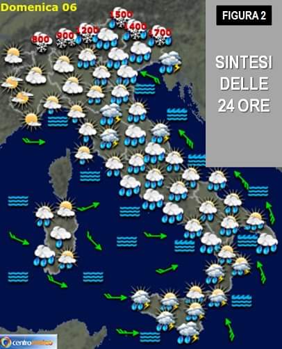 Mappe previsionale per il 6 Dicembre 2020